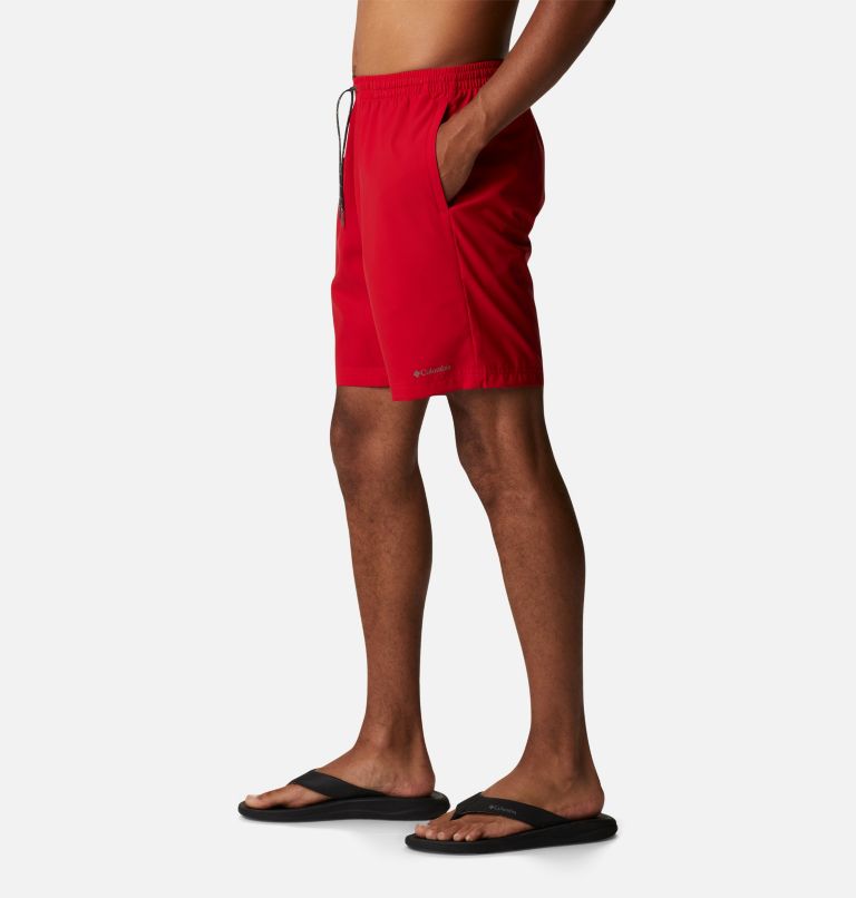 Thumbnail: Men's Summertide Stretch Shorts, Color: Mountain Red, image 3