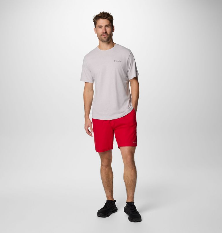 Men's Summertide Stretch Shorts, Color: Mountain Red, image 2