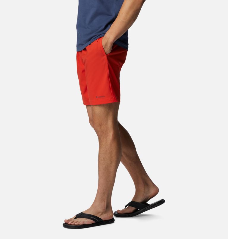 Thumbnail: Men's Summertide Stretch Shorts, Color: Spicy, image 3