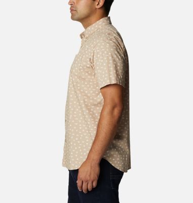 Columbia Herren Rapid Rivers Kurzarmhemd – Bedrucktes Baumwollshirt Mit Button-Down-Kragen & Brusttasche