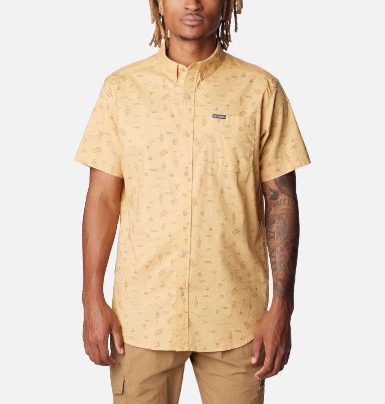 Men's short shop sleeve button down