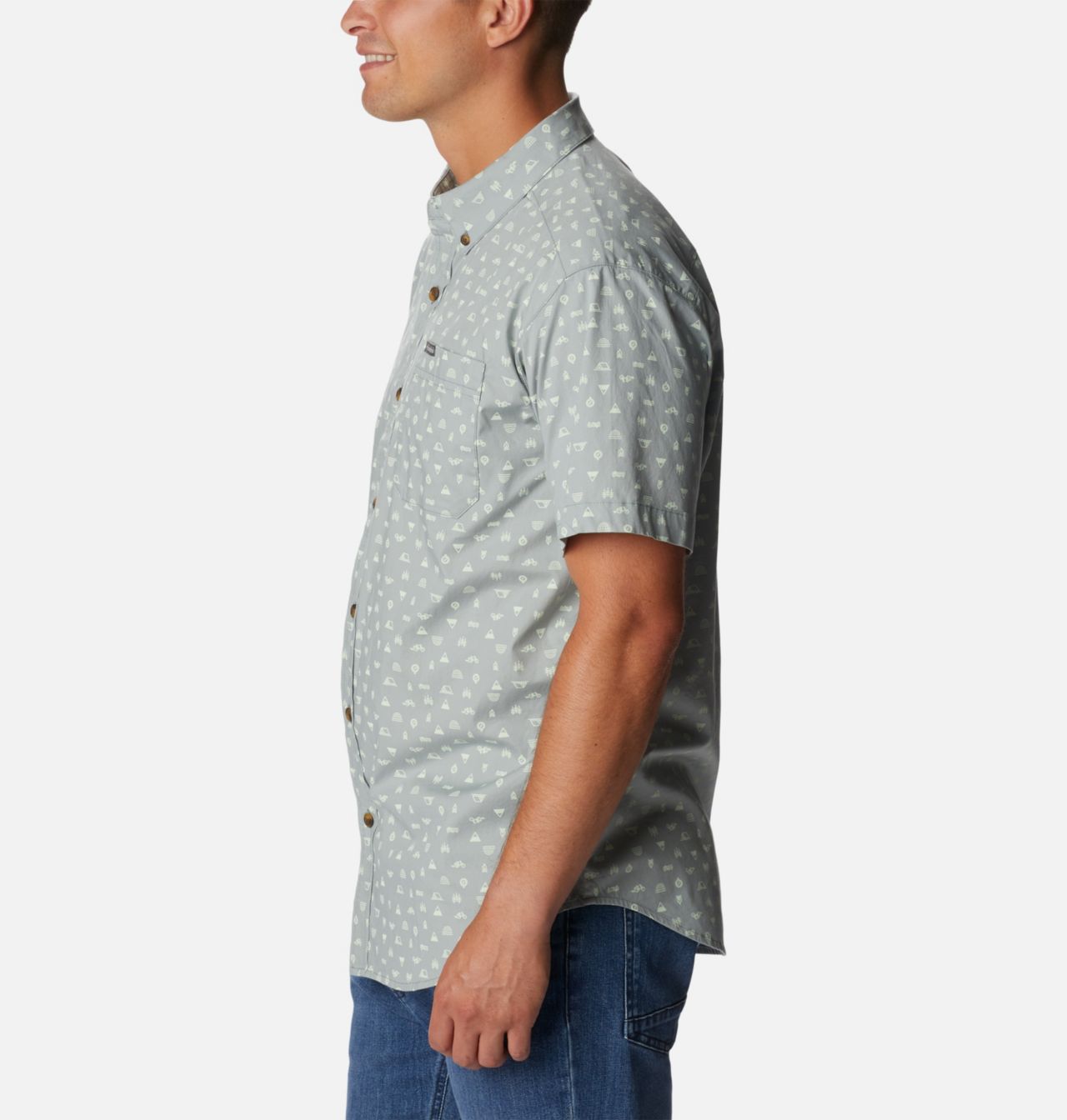 Men's Rapid Rivers™ Printed Short Sleeve Shirt – Tall 3