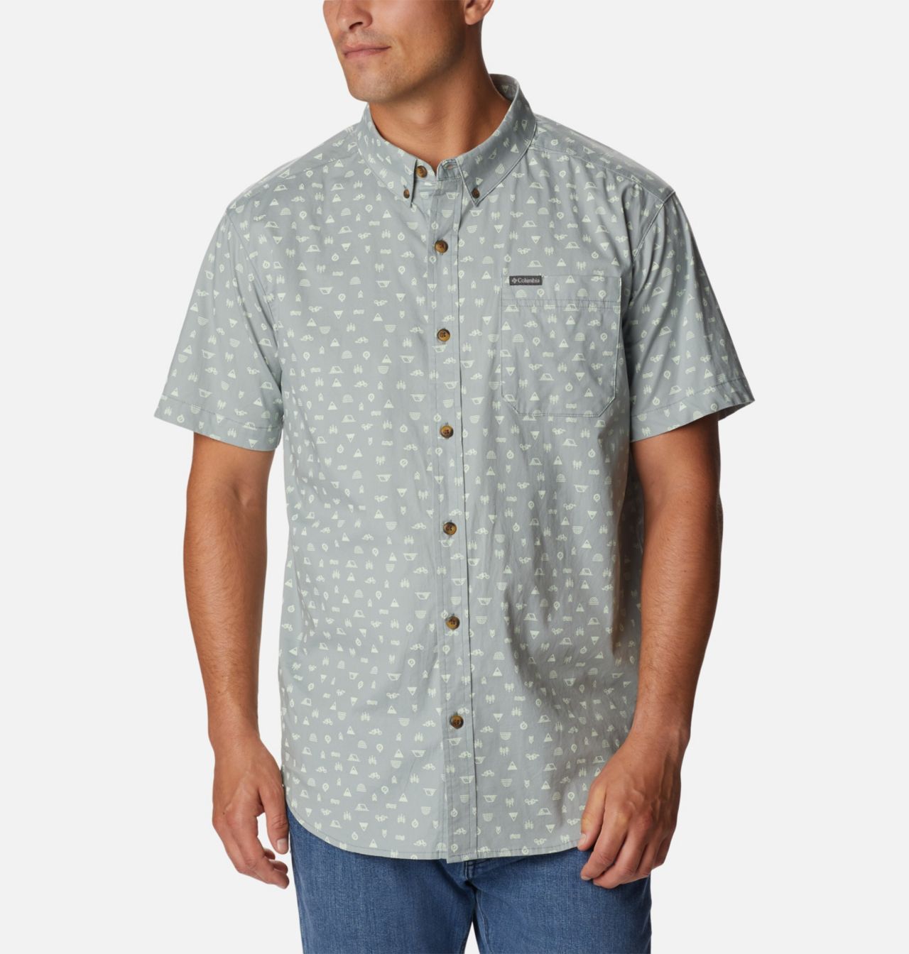 Men's Rapid Rivers™ Printed Short Sleeve Shirt – Tall 1