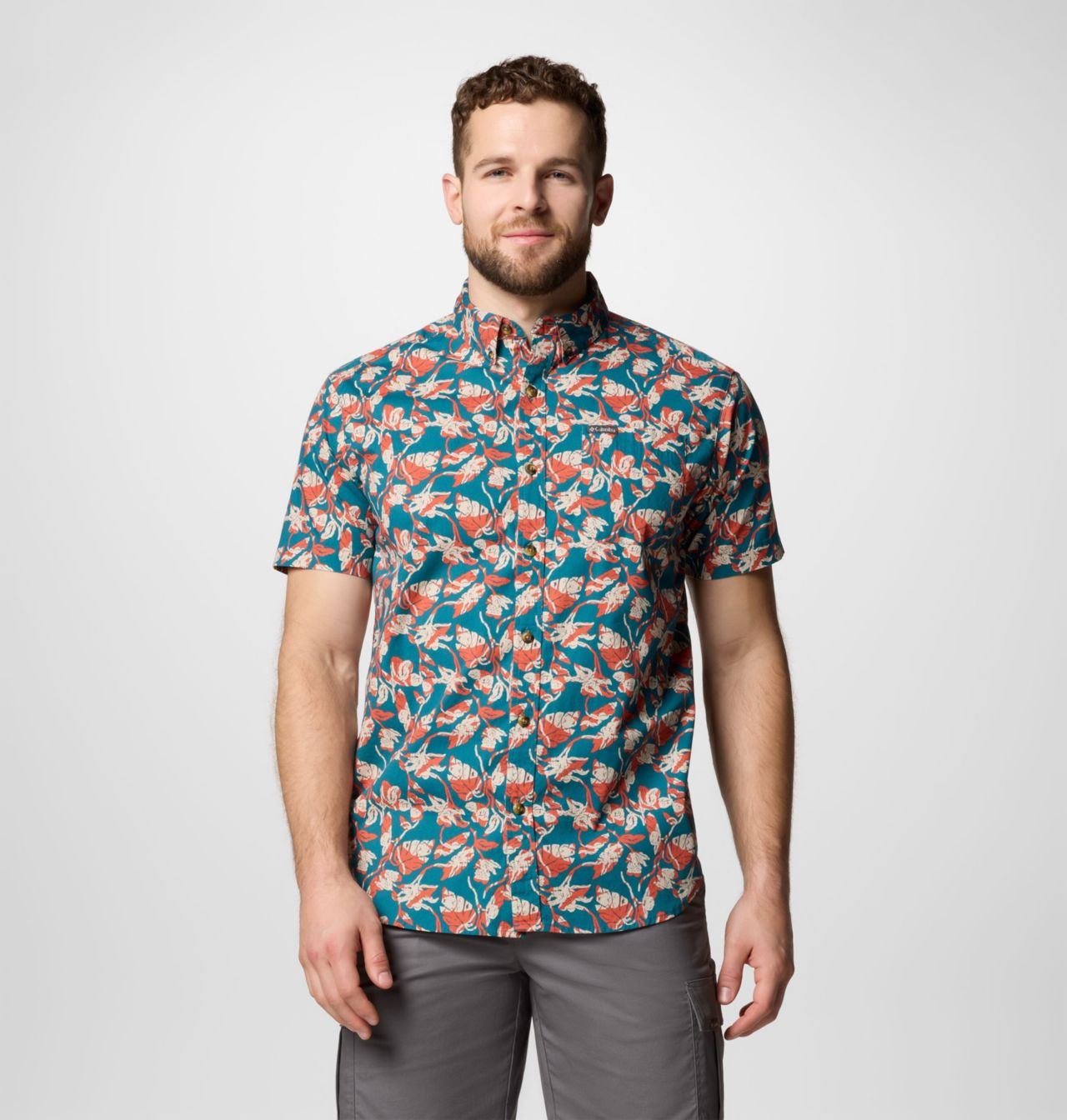 Men's Rapid Rivers™ Printed Short Sleeve Shirt 1
