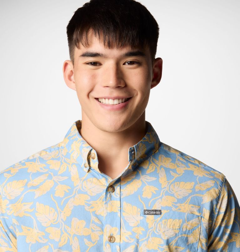 Chemise à manches courtes Rapid Rivers Printed Homme, Color: Ripple Blue Vined, image 5