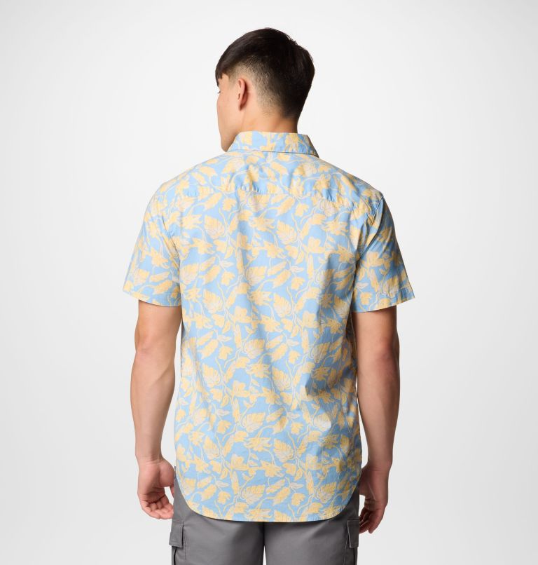 Chemise à manches courtes Rapid Rivers Printed Homme, Color: Ripple Blue Vined, image 3