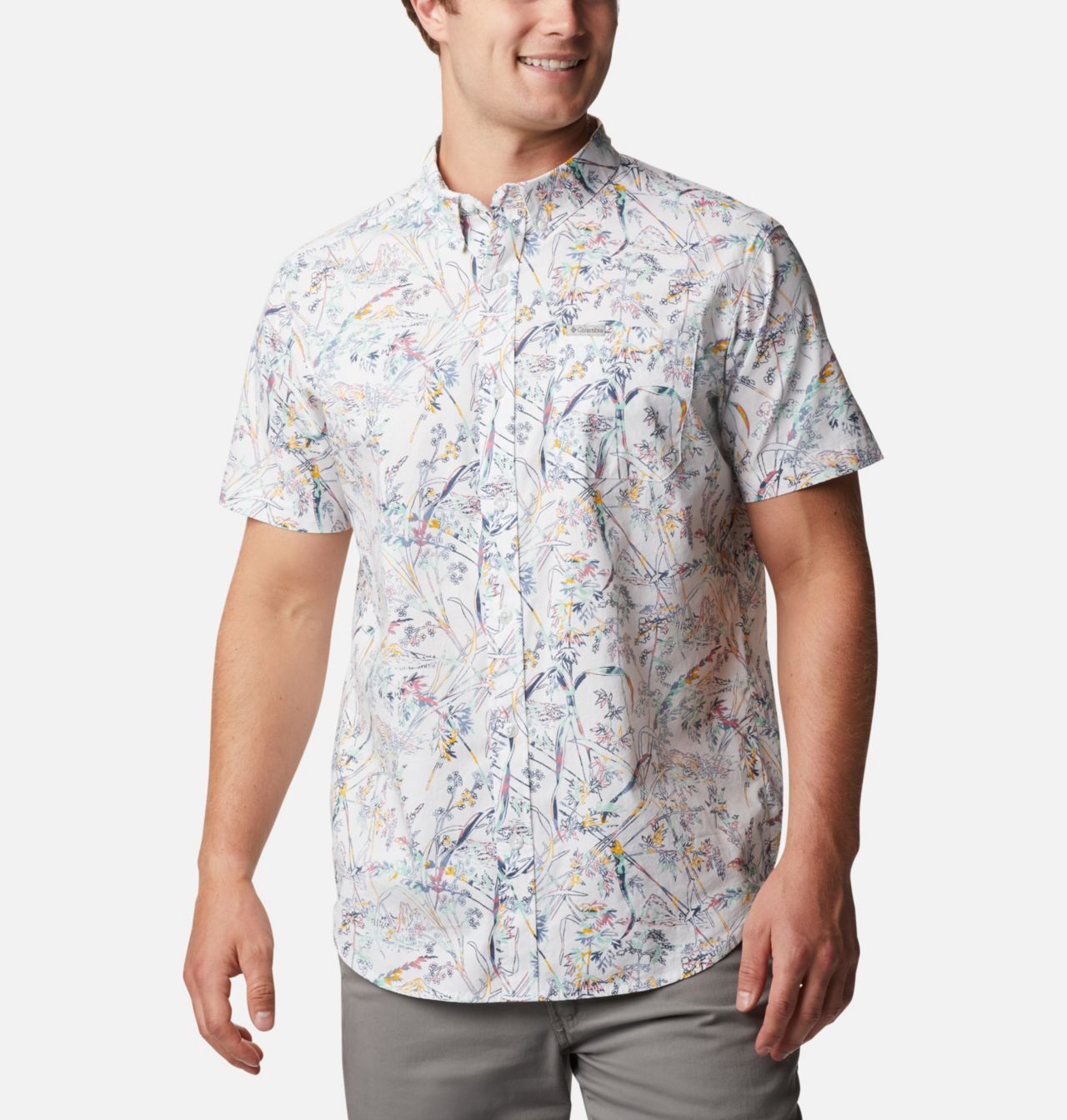 Men's Rapid Rivers™ Printed Short Sleeve Shirt – Big 1