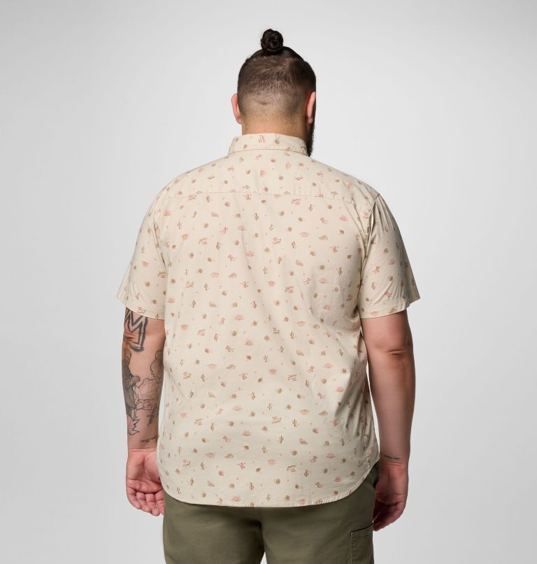 Men's Rapid Rivers Printed Short Sleeve Shirt – Big, Color: Dark Stone Deserted, image 3