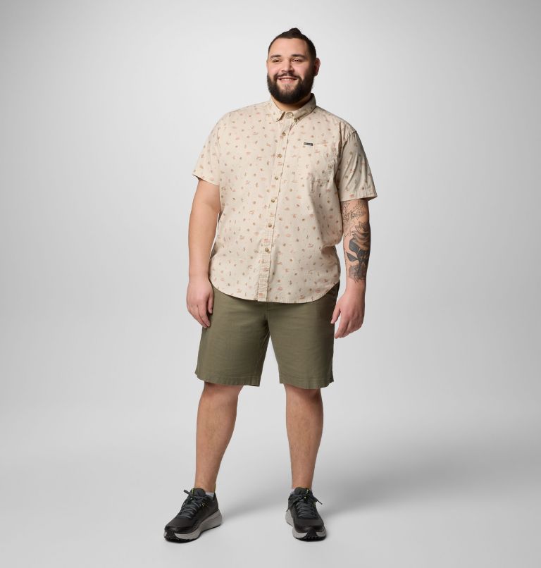 Men's Rapid Rivers Printed Short Sleeve Shirt – Big, Color: Dark Stone Deserted, image 2