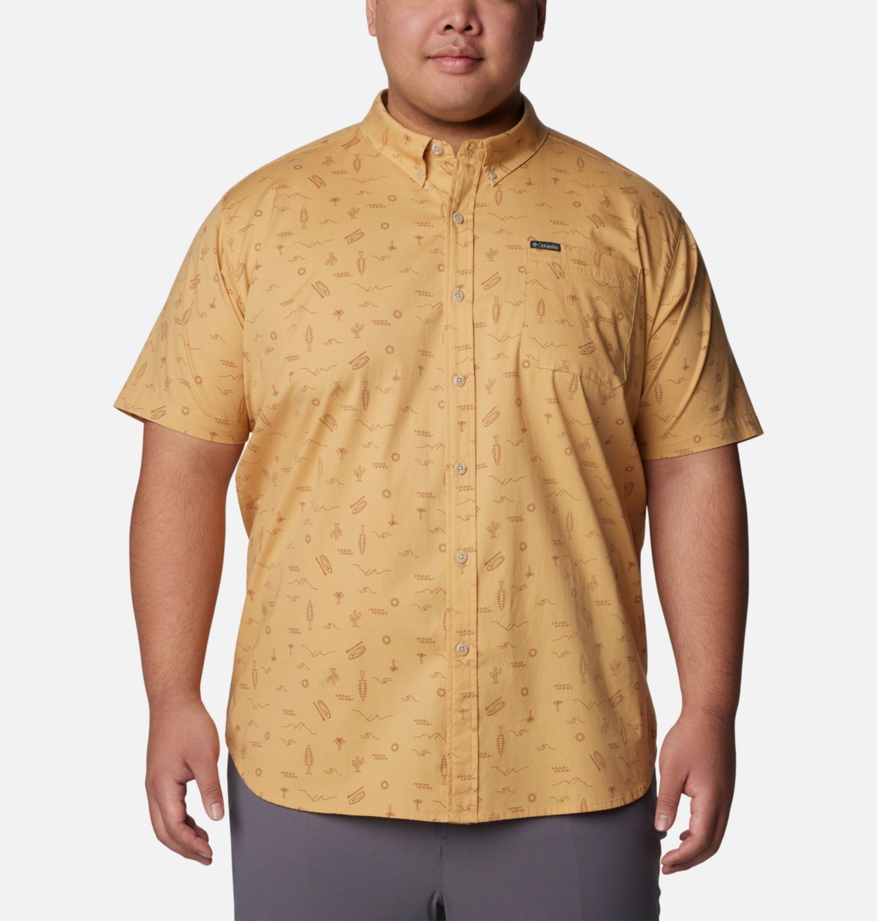 Men's Rapid Rivers™ Printed Short Sleeve Shirt – Big 1