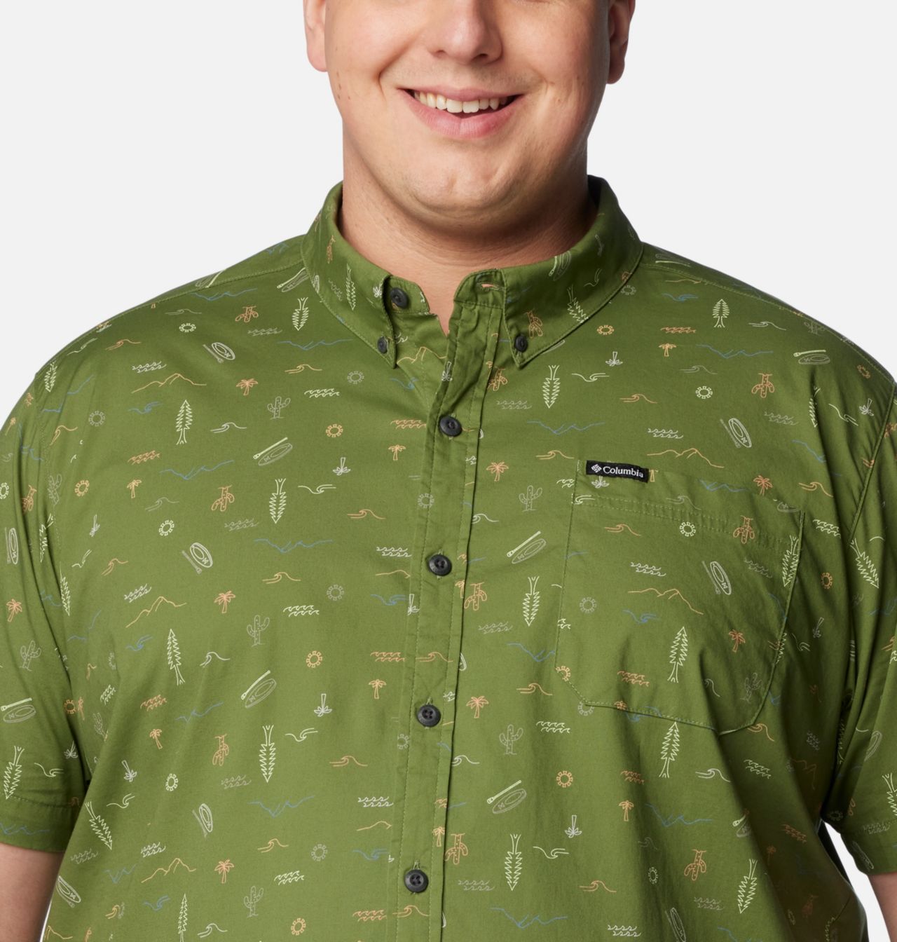 Men's Rapid Rivers™ Printed Short Sleeve Shirt – Big 4