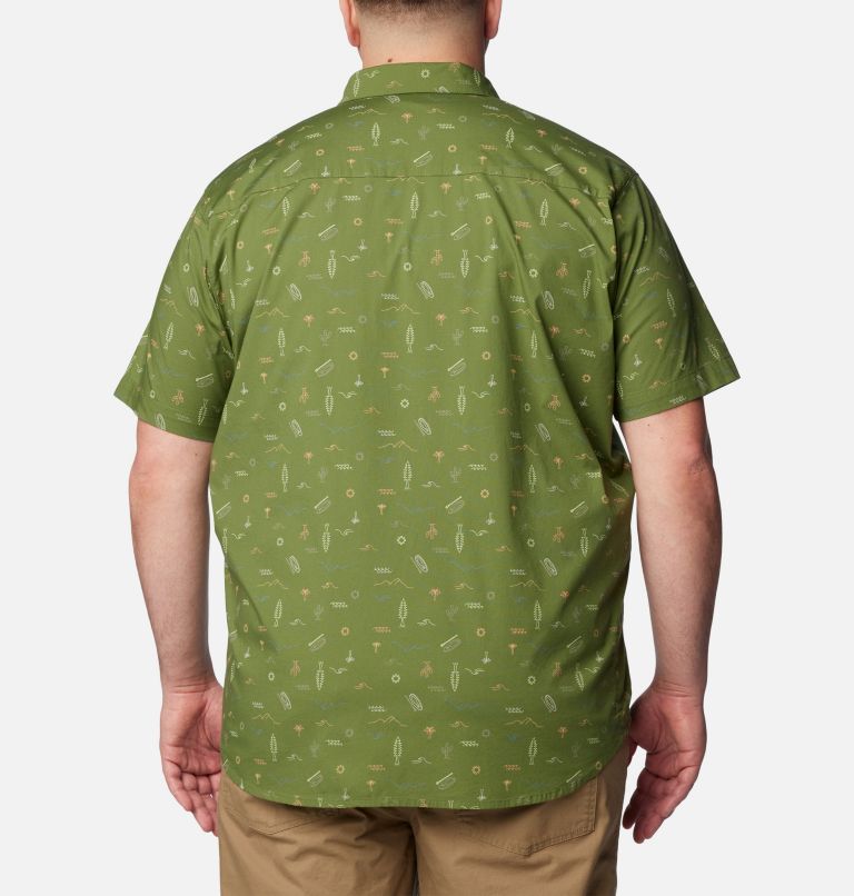 Men's Rapid Rivers Printed Short Sleeve Shirt – Big, Color: Canteen Explorer, image 2