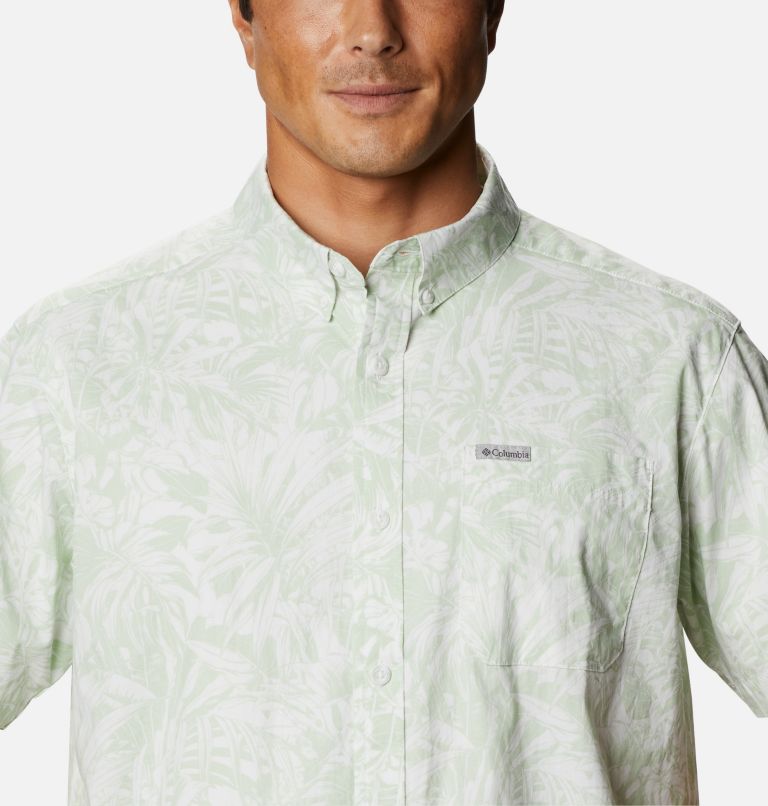 Rapid Rivers Printed Short Sleeve Shirt | 390 | 4X, Color: Sea Sprite Toucanical, image 4