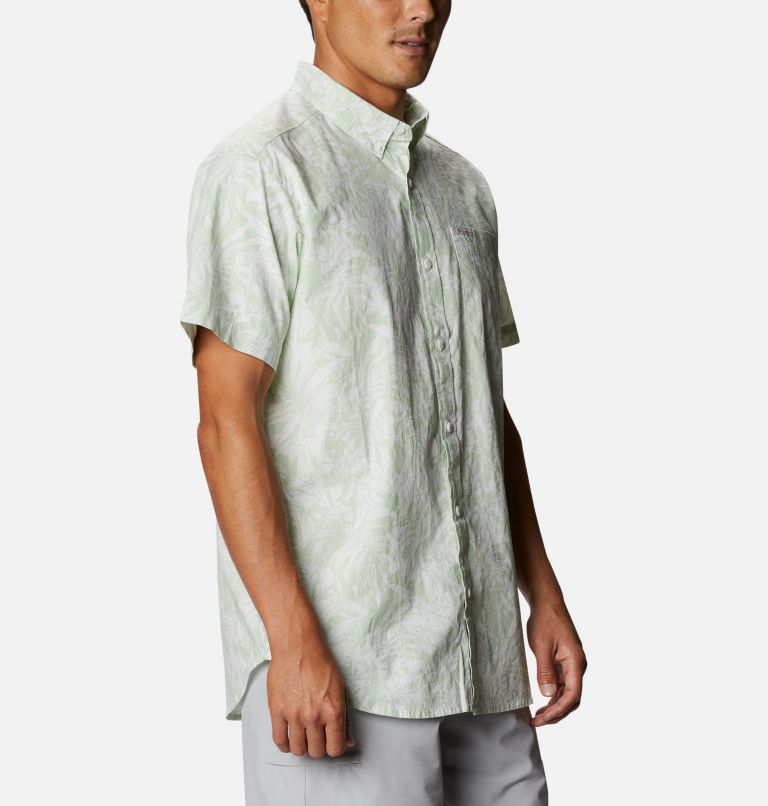 Rapid Rivers Printed Short Sleeve Shirt | 390 | 4X, Color: Sea Sprite Toucanical, image 5
