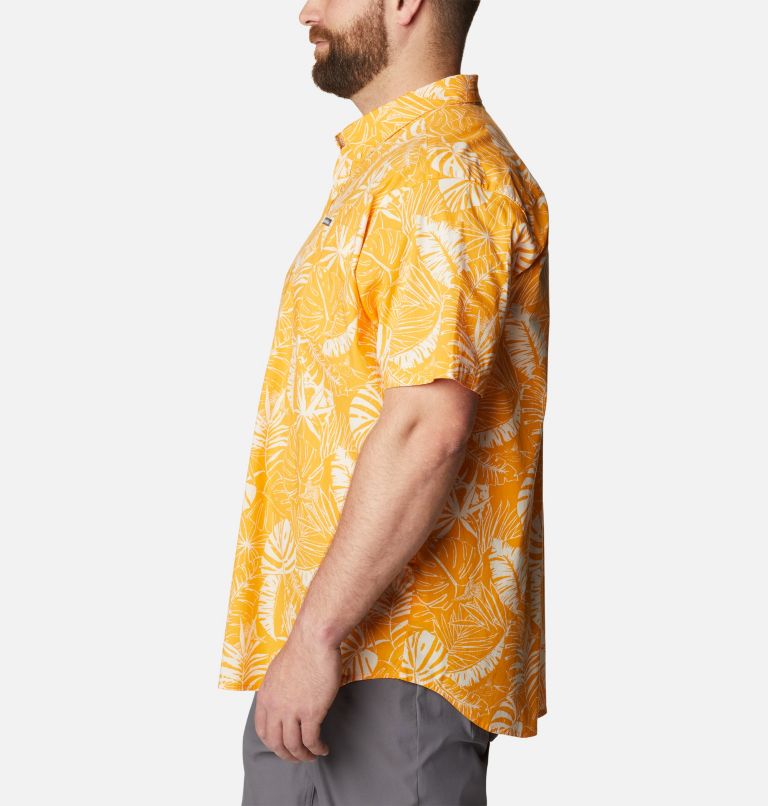 Chemise à manches courtes imprimée Rapid Rivers pour homme – Tailles fortes, Color: Mango King Palms, image 3