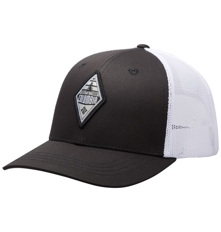 Columbia Youth Snap Back Hat | 010 | O/S, Color: Black, Diamond Patch, image 1