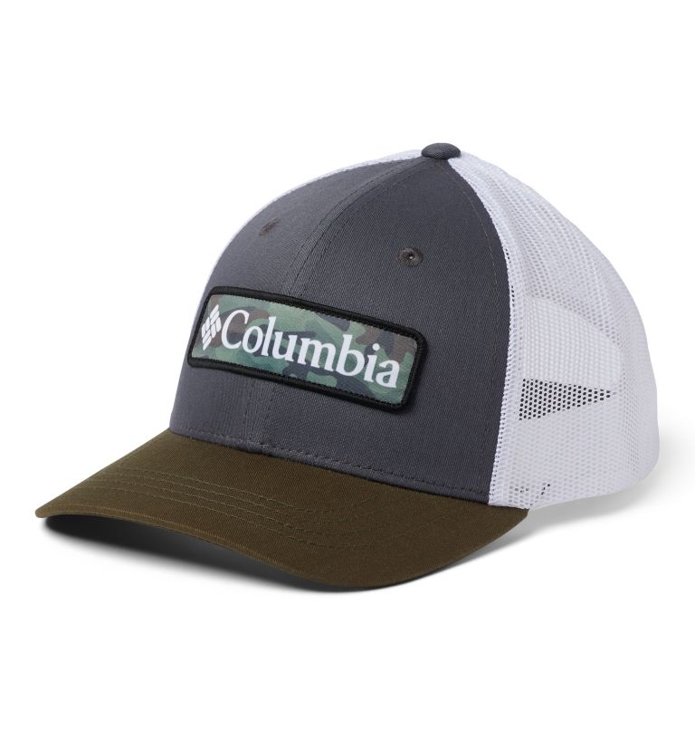 Columbia Youth Snap Back Hat | 011 | O/S, Color: Shark, White, New Olive, Camo Colm, image 1