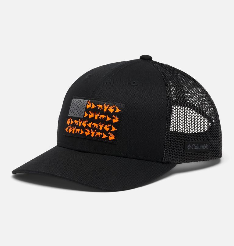 Columbia Youth Snap Back, Color: Black, Black, Blaze PHG Flag, image 1
