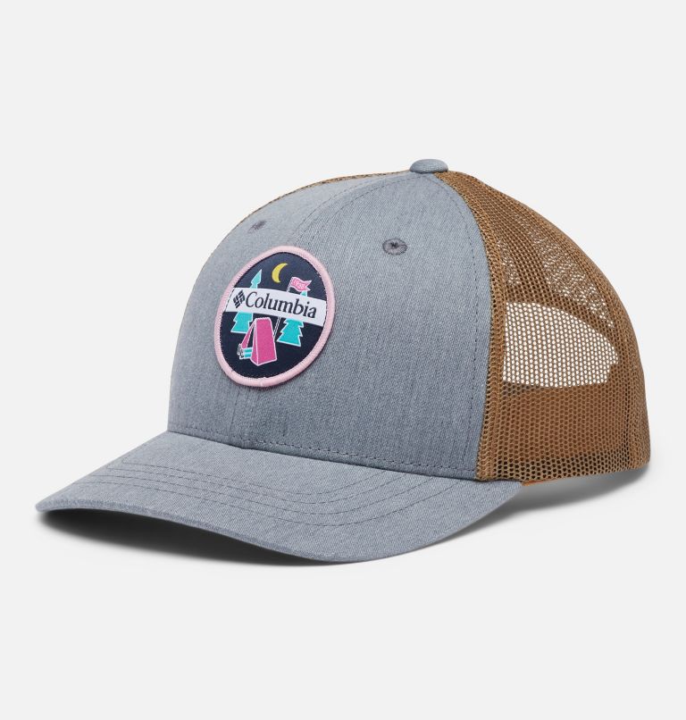 Columbia Youth Snap Back, Color: Columbia Grey Heather Camp CSC, image 3