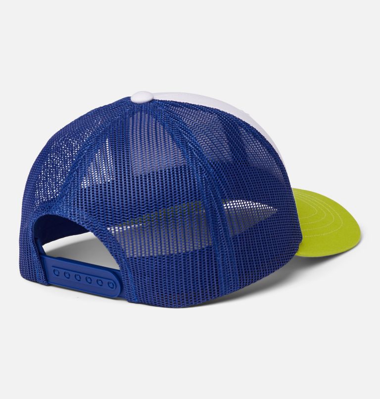 Columbia Youth Snap Back Hat | 101 | O/S, Color: White, Lapis Blue, CSC Patch, image 2