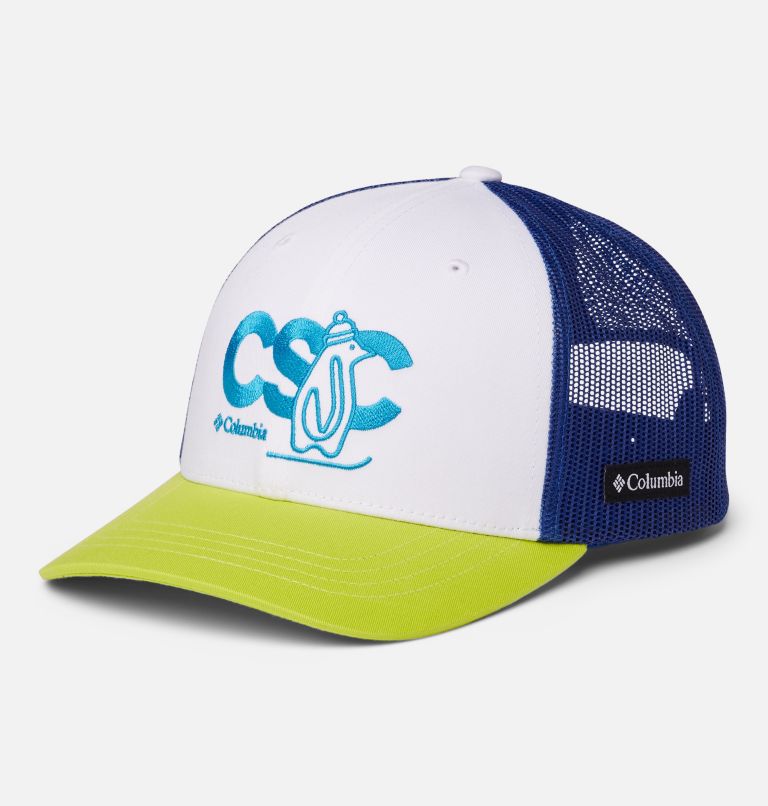 Columbia Youth Snap Back Hat | 101 | O/S, Color: White, Lapis Blue, CSC Patch, image 1