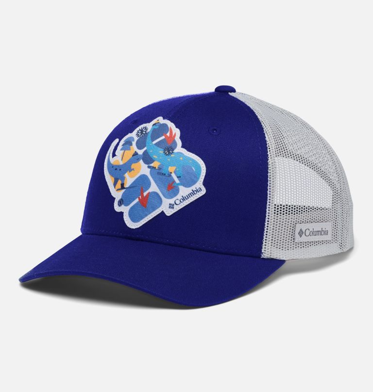 Columbia Youth Snap Back, Color: Collegiate Navy, Columbia Grey, Skiasaur, image 1