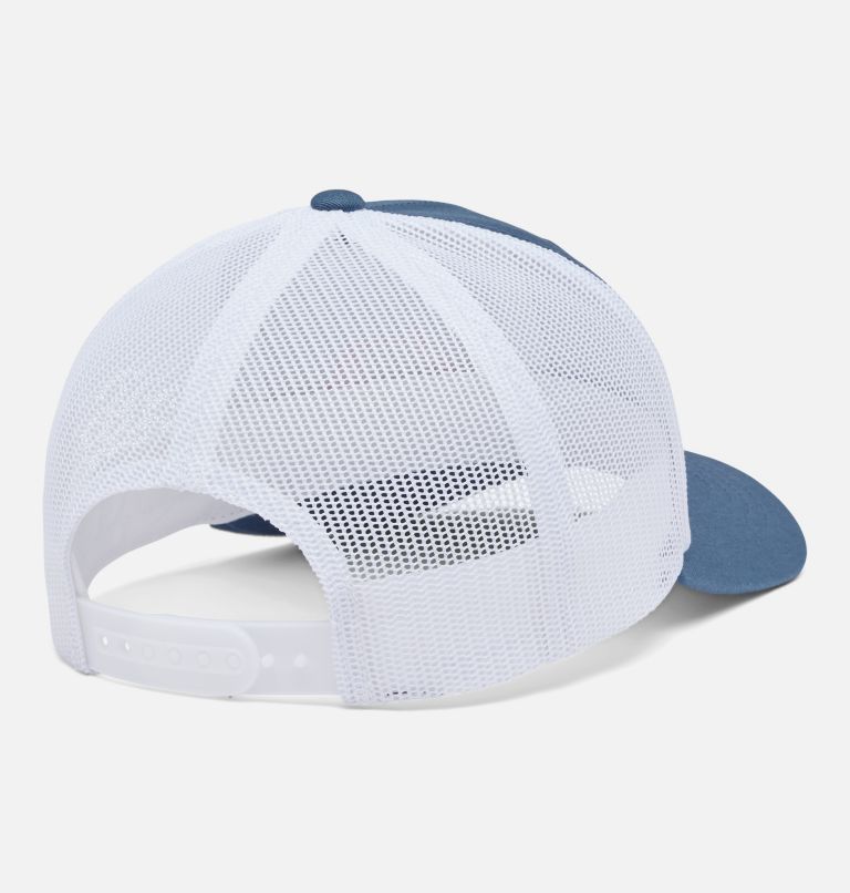 Youth Columbia Snap Back Cap, Color: Nocturnal, White, Smiley Tent, image 2