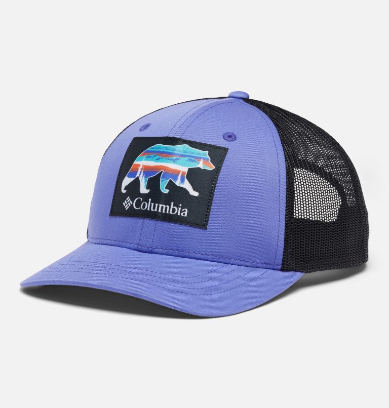 Columbia Youth Snap Back, Color: Purple Lotus Scenic Bear, image 1
