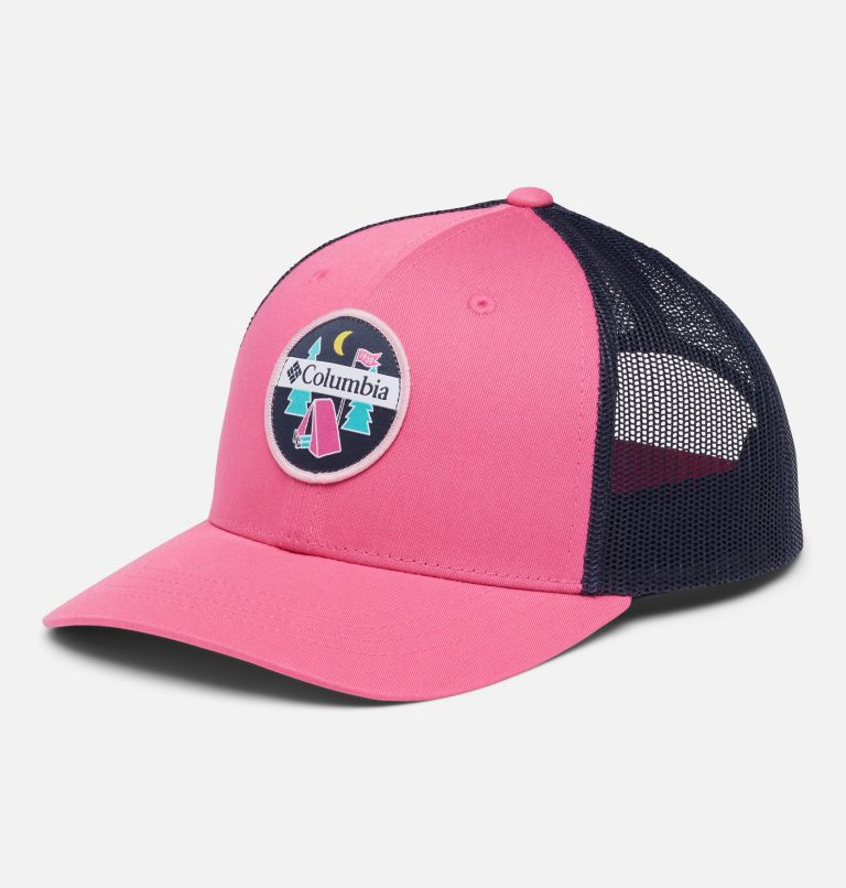 Columbia Youth Snap Back, Color: Wild Geranium Camp CSC, image 1