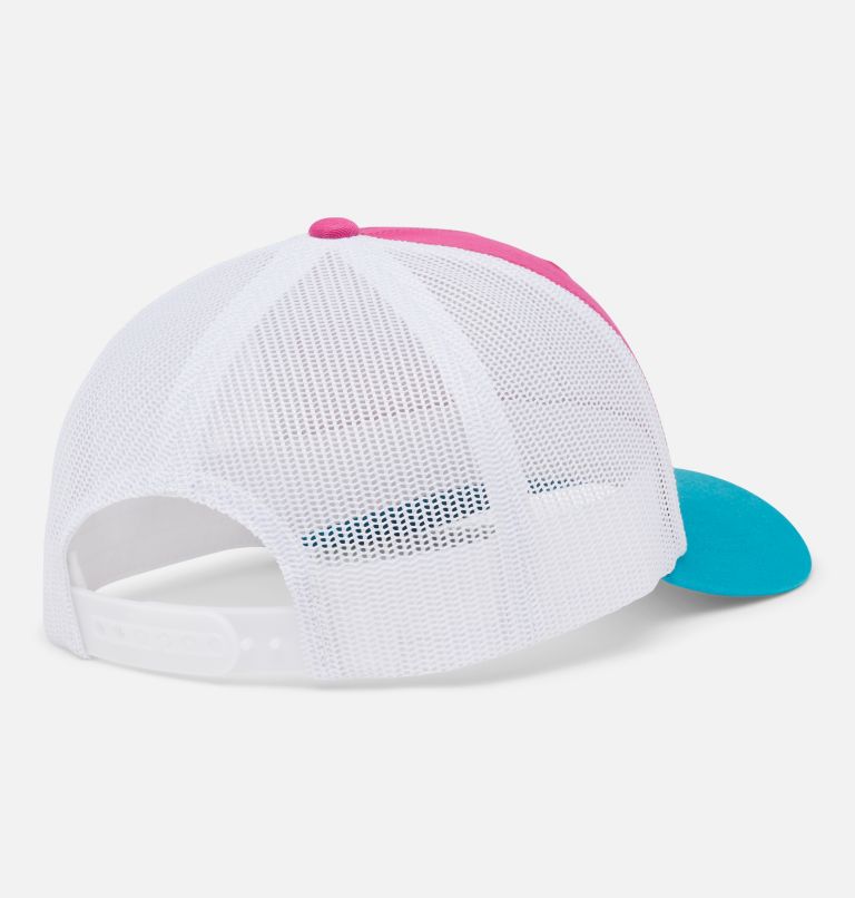 Columbia Youth Snap Back, Color: Pink Ice, Geyser, Gem, image 2