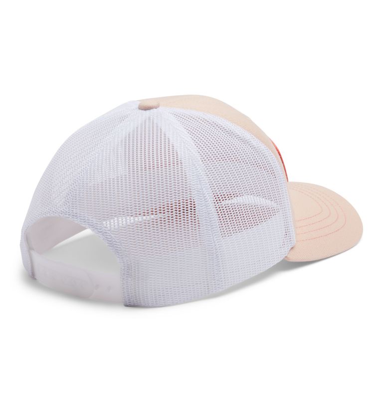 Columbia Youth Snap Back Hat | 870 | O/S, Color: Peach Cloud, Flower Columbia, image 2