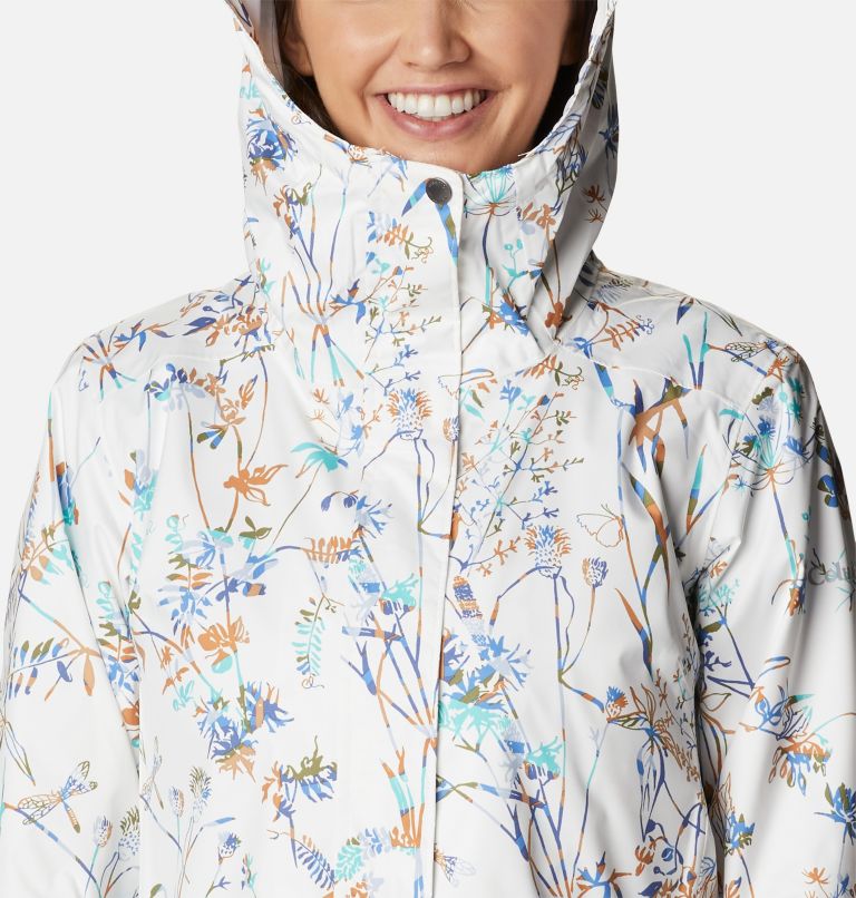Manteau Splash A Little II pour femme, Color: White Art Bouquet Multi Print, image 4
