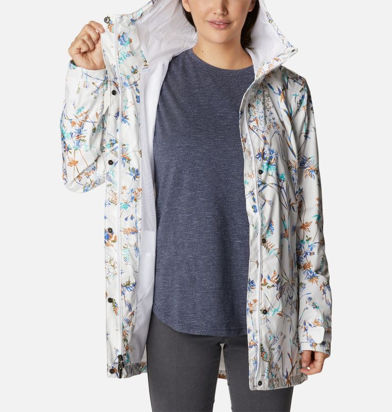 Manteau Splash A Little II pour femme, Color: White Art Bouquet Multi Print, image 5