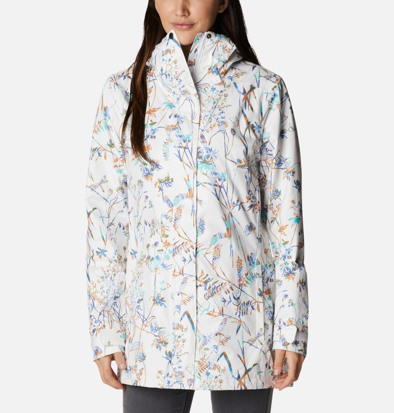 Manteau Splash A Little II pour femme, Color: White Art Bouquet Multi Print, image 6