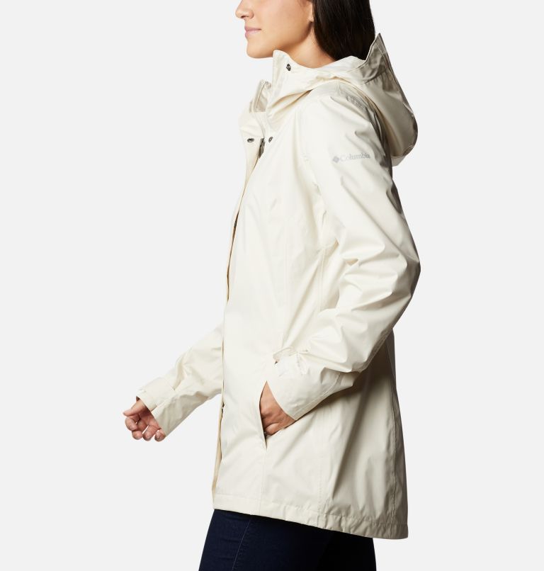 Women’s Splash A Little II Rain Jacket, Color: Chalk, image 3