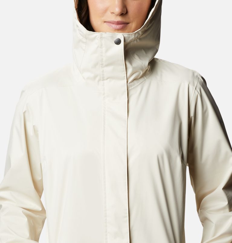 Women’s Splash A Little II Rain Jacket, Color: Chalk, image 4