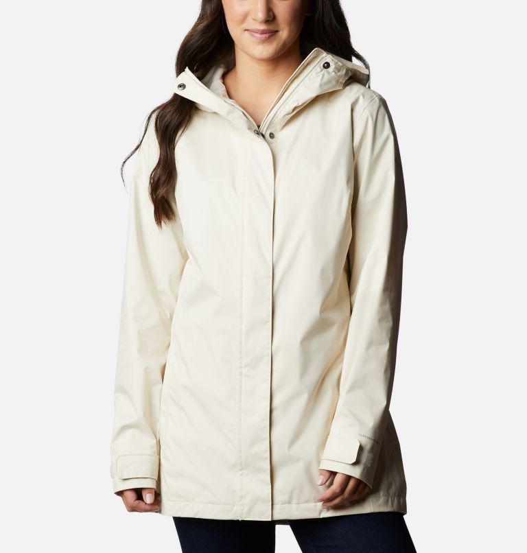 Women’s Splash A Little II Rain Jacket, Color: Chalk, image 1
