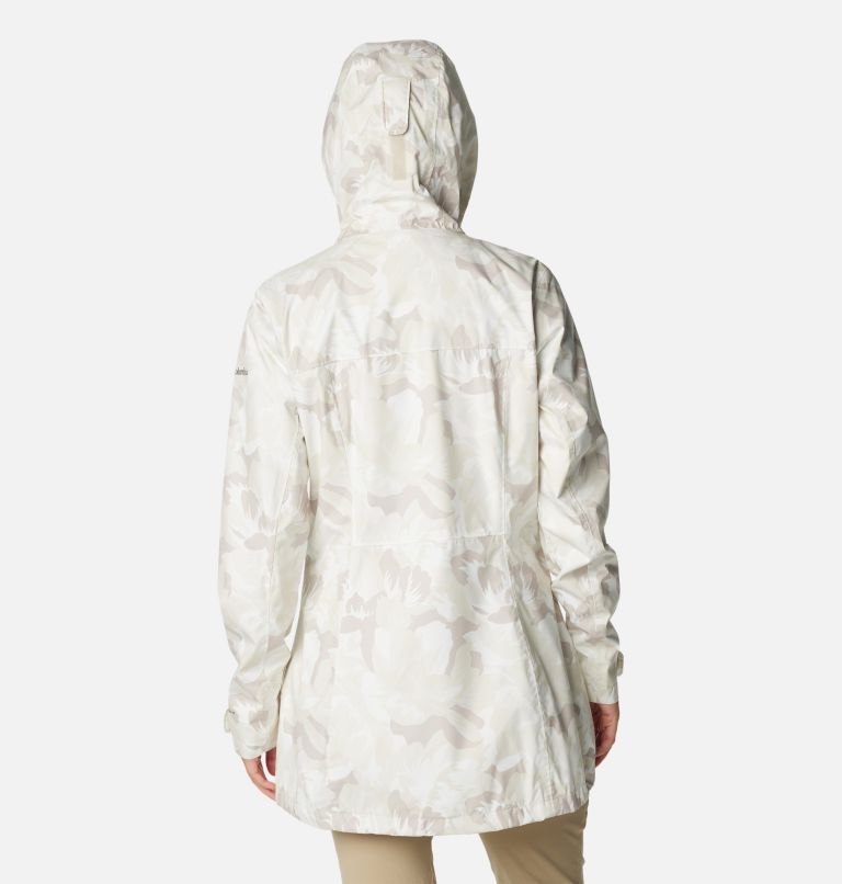 Columbia rain jacket white best sale