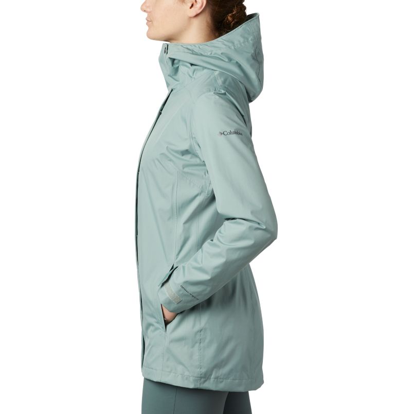 Women’s Splash A Little II Rain Jacket, Color: Light Lichen, image 3