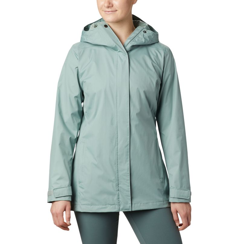 Women’s Splash A Little II Rain Jacket, Color: Light Lichen, image 1