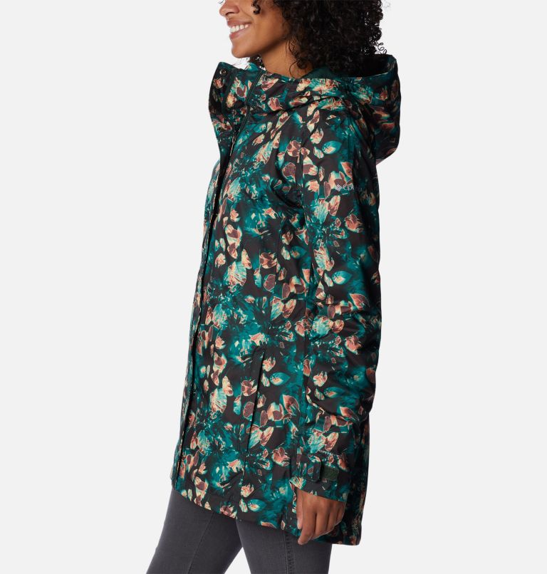 Thumbnail: Women’s Splash A Little II Jacket, Color: Spruce Solarized Print, image 3