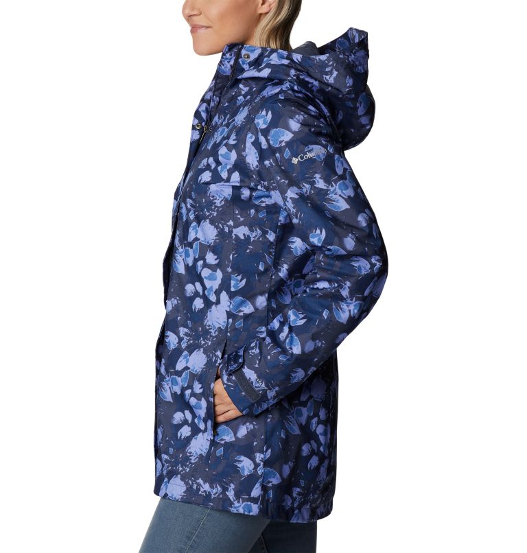 Women’s Splash A Little II Rain Jacket, Color: Nocturnal Solarized Tonal, image 3
