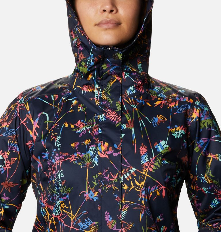Manteau Splash A Little II pour femme, Color: Dark Nocturnal Art Bouquet Multi Print, image 4