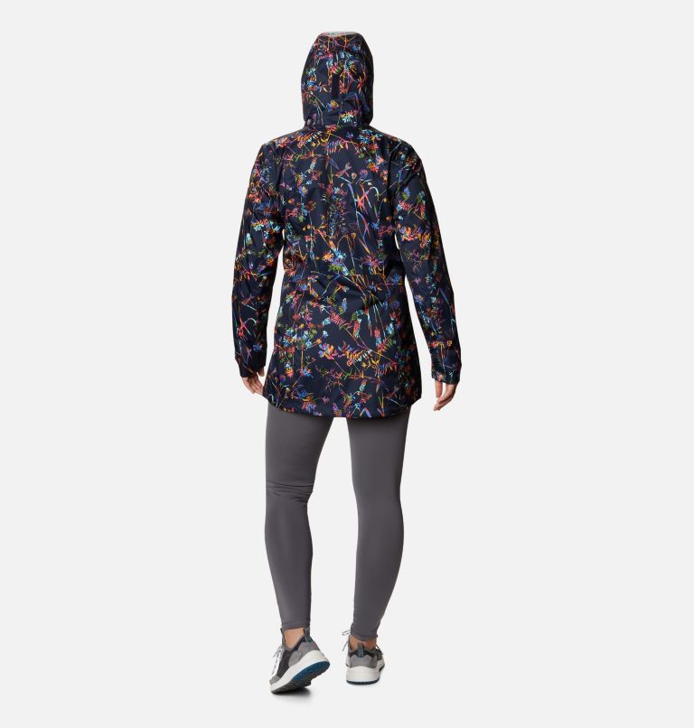 Manteau Splash A Little II pour femme, Color: Dark Nocturnal Art Bouquet Multi Print, image 2