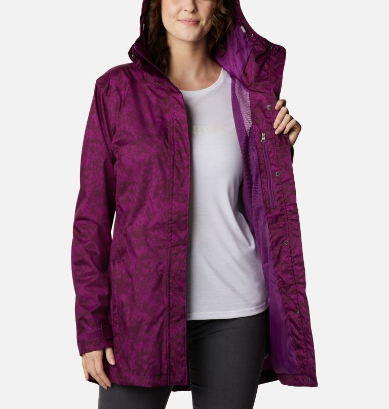 Splash A Little II Jacket | 576 | XS, Color: Plum Florescence Print, image 5