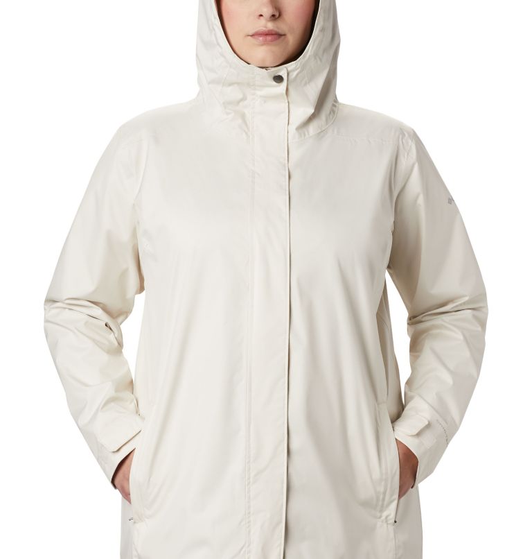 Women’s Splash A Little II Rain Jacket - Plus Size, Color: Chalk Titch Diamond Print, image 4