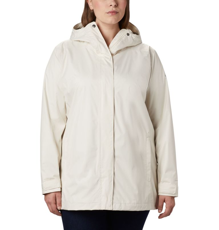 Women’s Splash A Little II Rain Jacket - Plus Size, Color: Chalk Titch Diamond Print, image 1