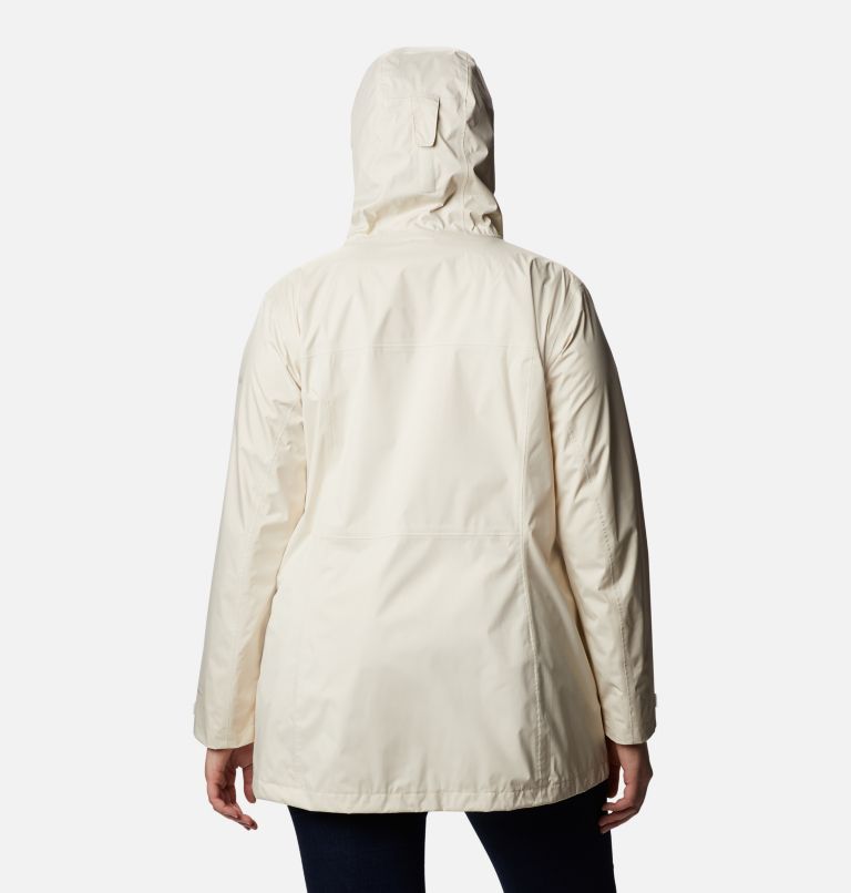 Women’s Splash A Little II Rain Jacket - Plus Size, Color: Chalk, image 2