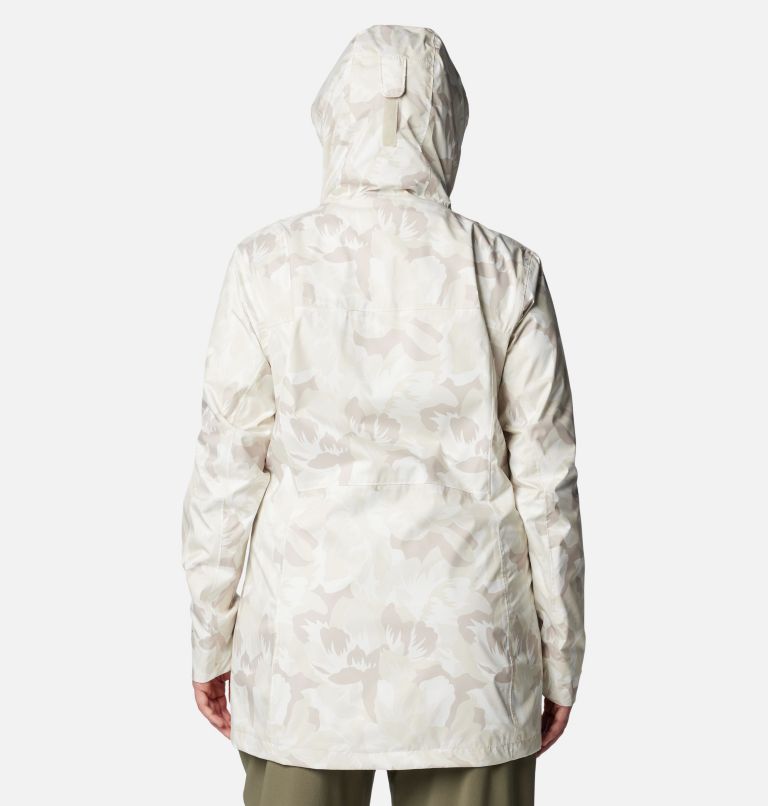 Women’s Splash A Little II Rain Jacket - Plus Size, Color: Dark Stone Peonies Print, image 2