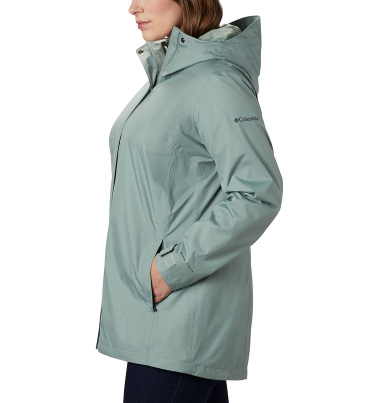 Women’s Splash A Little II Rain Jacket - Plus Size, Color: Light Lichen, image 3
